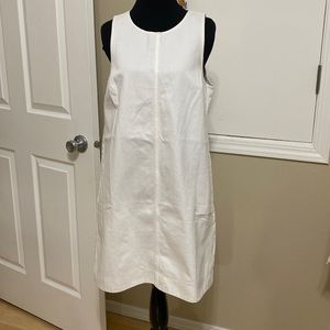 White denim dress by jcrew